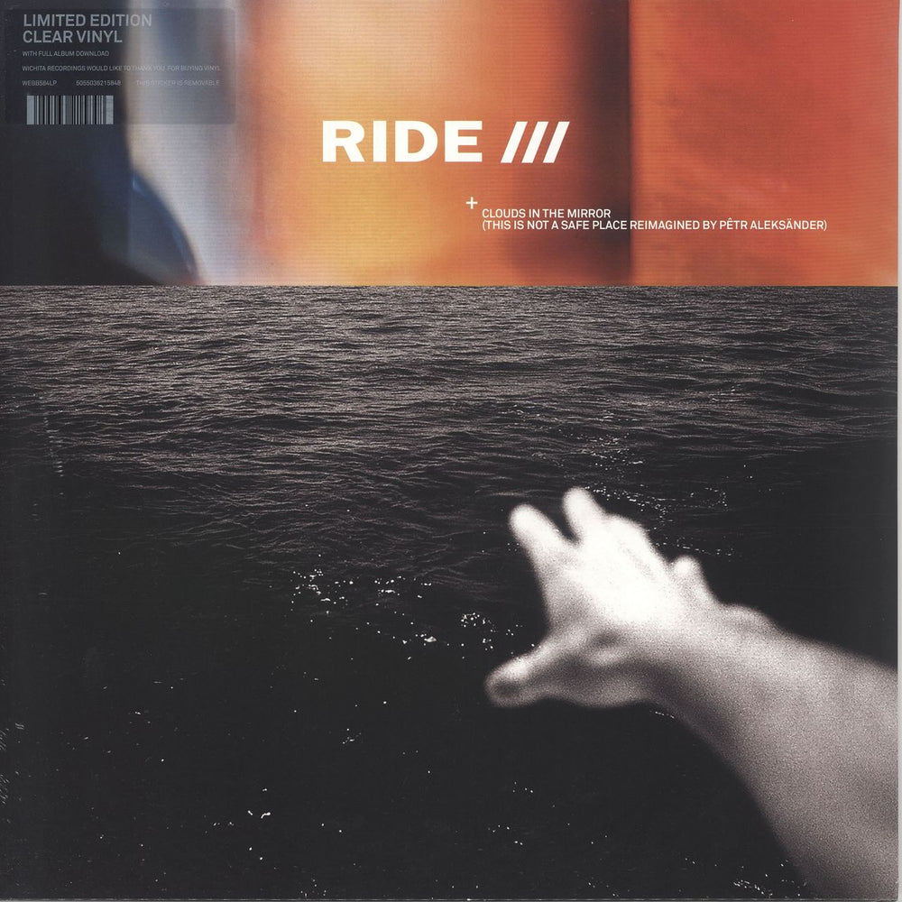 Ride Clouds In The Mirror - Clear Vinyl UK vinyl LP album (LP record) WEBB584LP