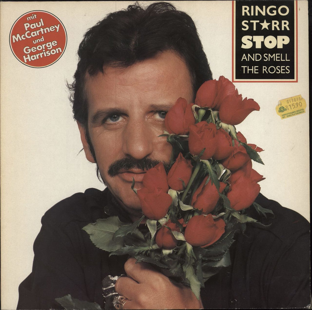 Ringo Starr Stop And Smell The Roses German vinyl LP album (LP record) 260·16·015