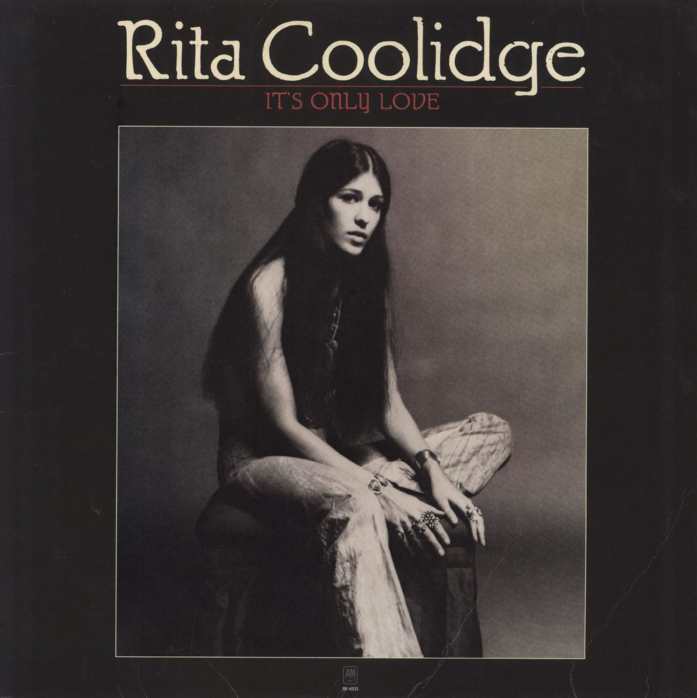 Rita Coolidge It's Only Love - Test Pressing UK vinyl LP album (LP record) AMLH64531