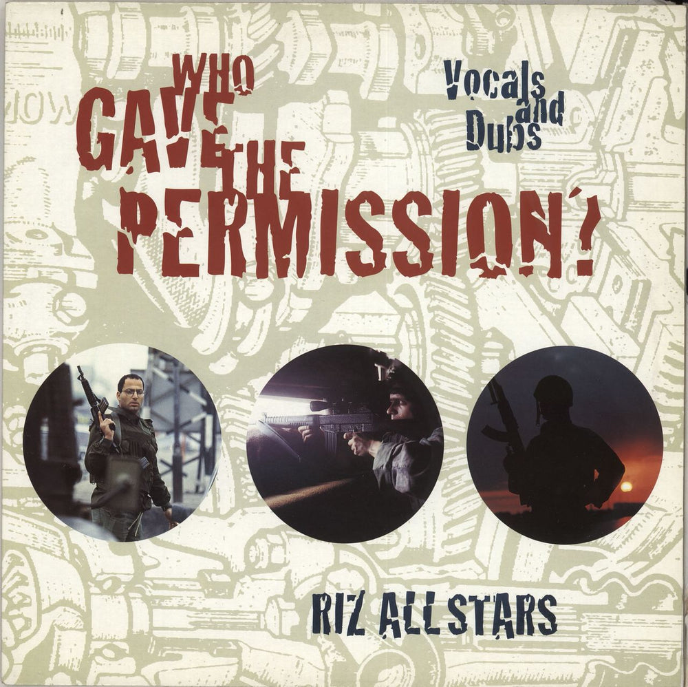 Riz All Stars Who Gave The Permission? UK vinyl LP album (LP record) RIZ0031