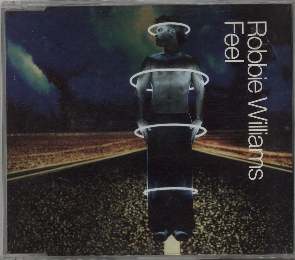 Robbie Williams Feel CD + DVD UK CD/DVD single set CD/DVDCHS5150