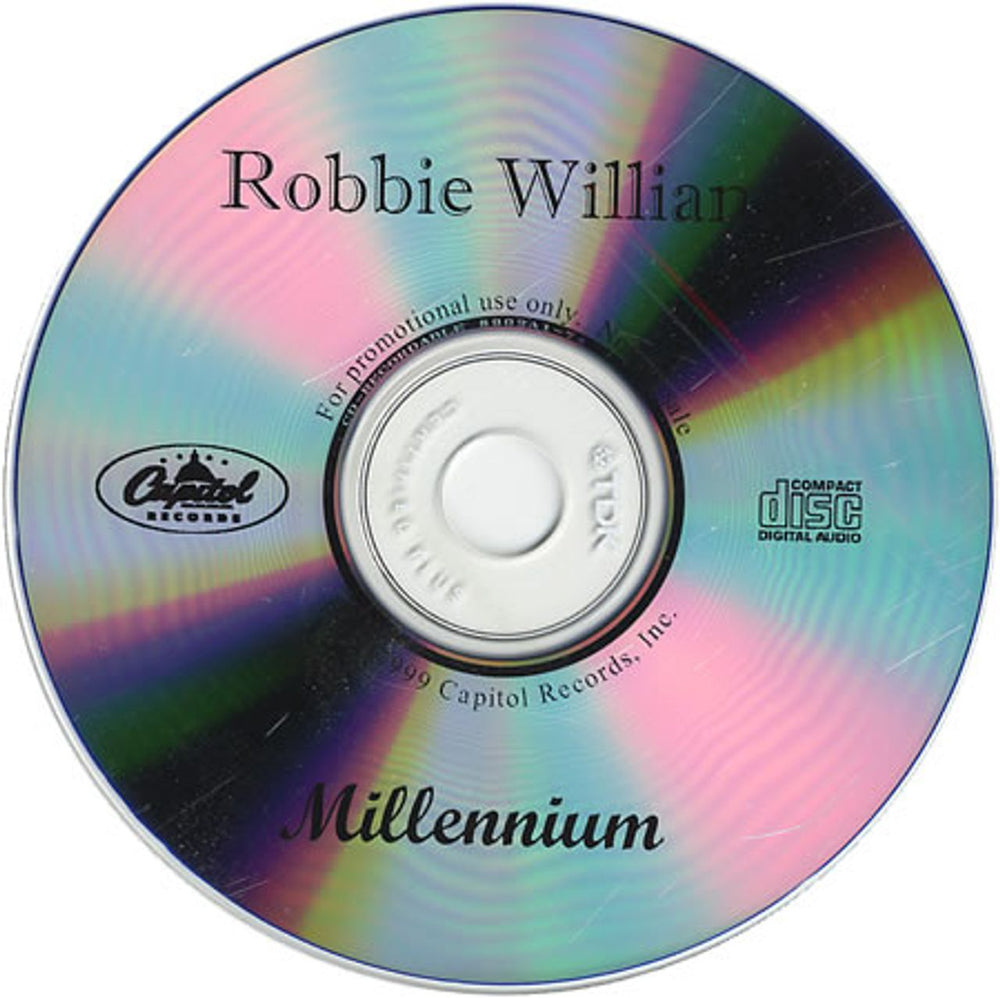 Robbie Williams Millenium US CD-R acetate CD-R