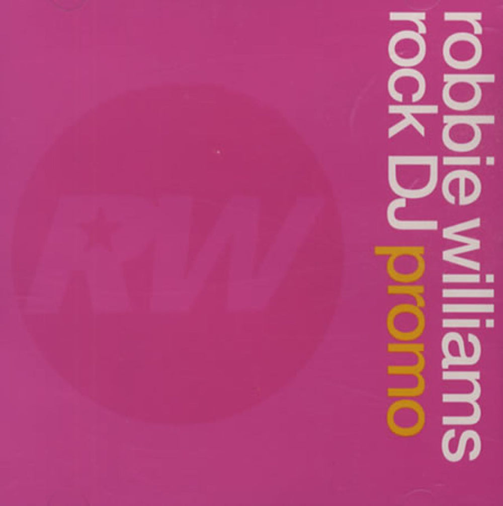 Robbie Williams Rock DJ US Promo CD single (CD5 / 5") DPRO6151612