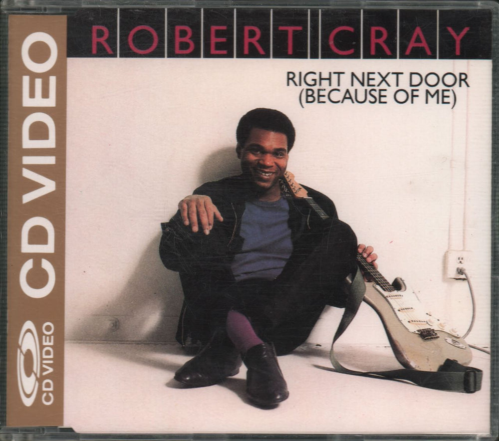 Robert Cray Right Next Door (Because Of Me) - CD-Video UK CD single (CD5 / 5") 080056-2