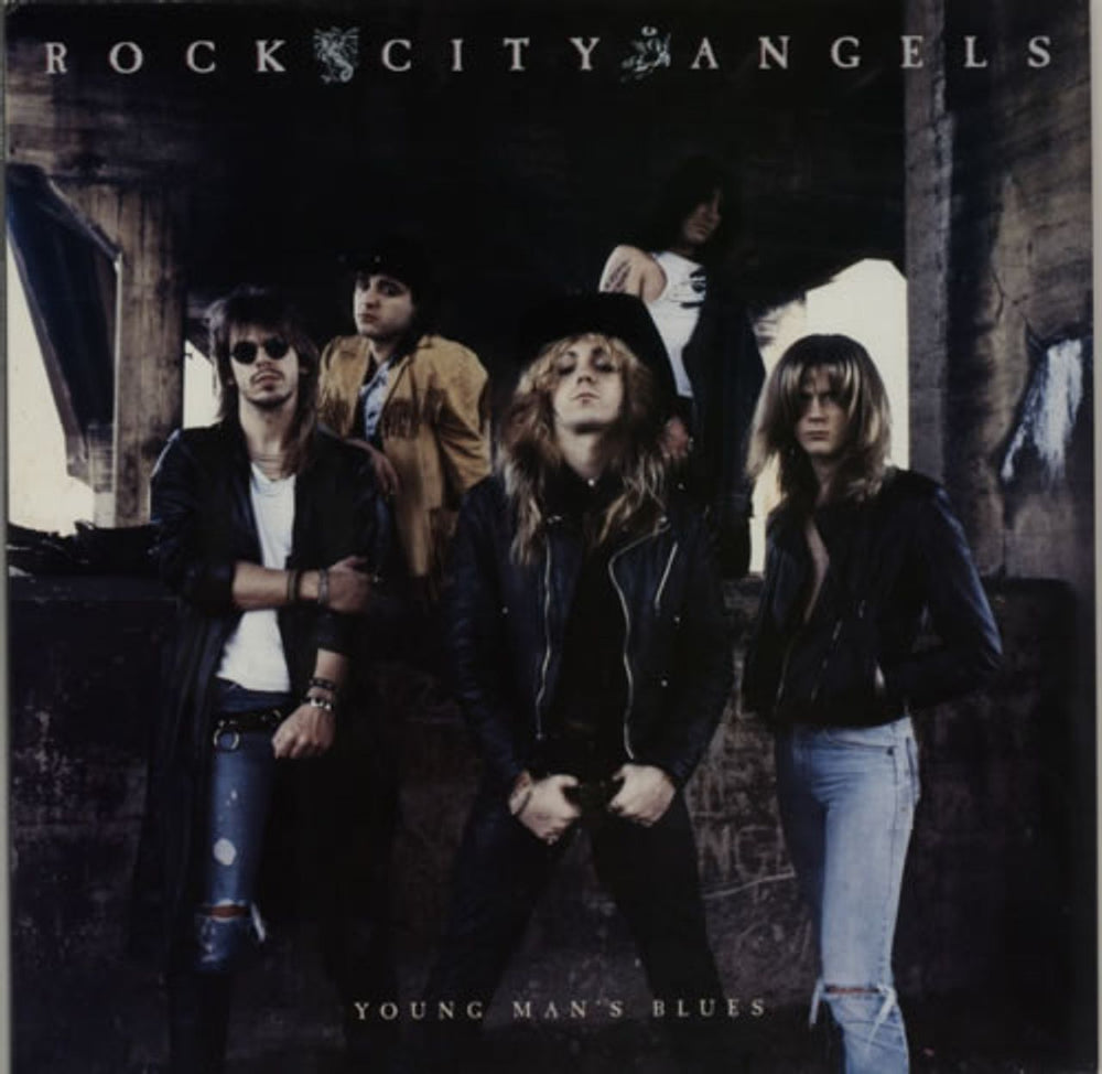 Rock City Angels Young Man's Blues UK 2-LP vinyl record set (Double LP Album) WX204