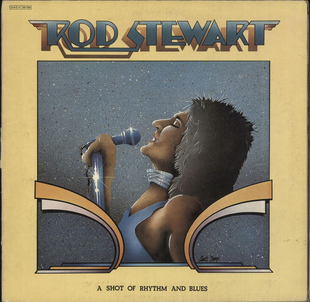 Rod Stewart A Shot Of Rhythm And Blues German vinyl LP album (LP record) 054-EVC-98 198