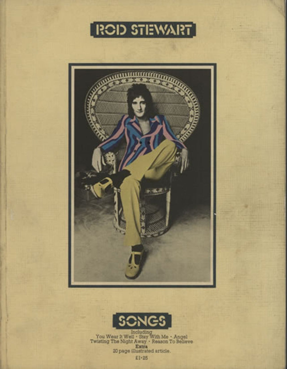 Rod Stewart Rod Stewart Songbook UK book AM1182