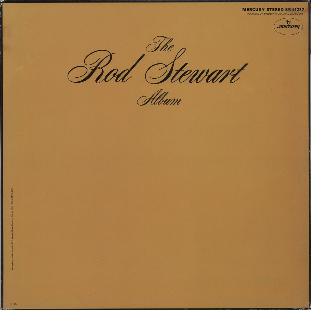 Rod Stewart The Rod Stewart Album US vinyl LP album (LP record) SR61237