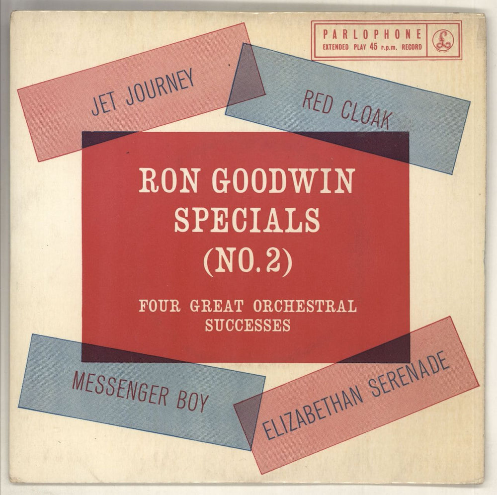 Ron Goodwin Ron Goodwin Specials (No. 2) UK 7" vinyl single (7 inch record / 45) GEP8699