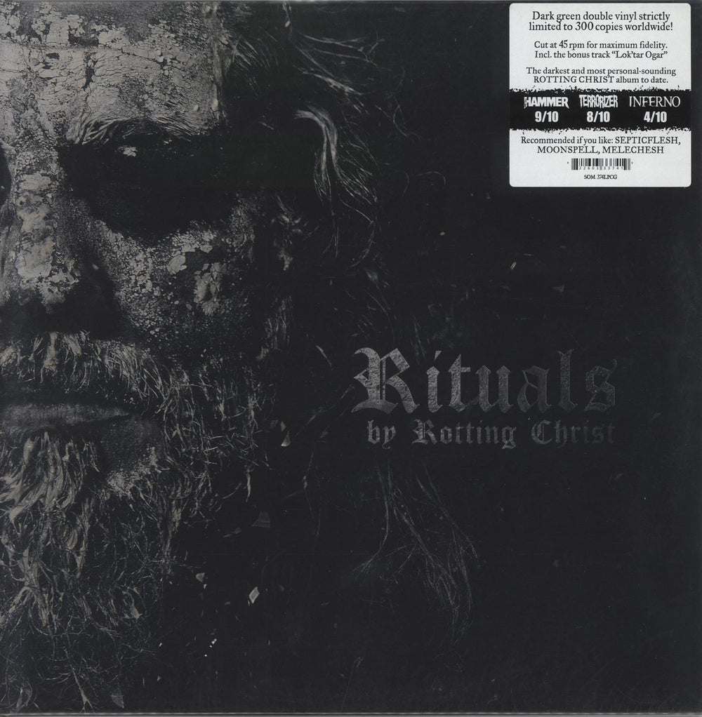 Rotting Christ Rituals - Green Dark French 2-LP vinyl record set (Double LP Album) SOM374LP