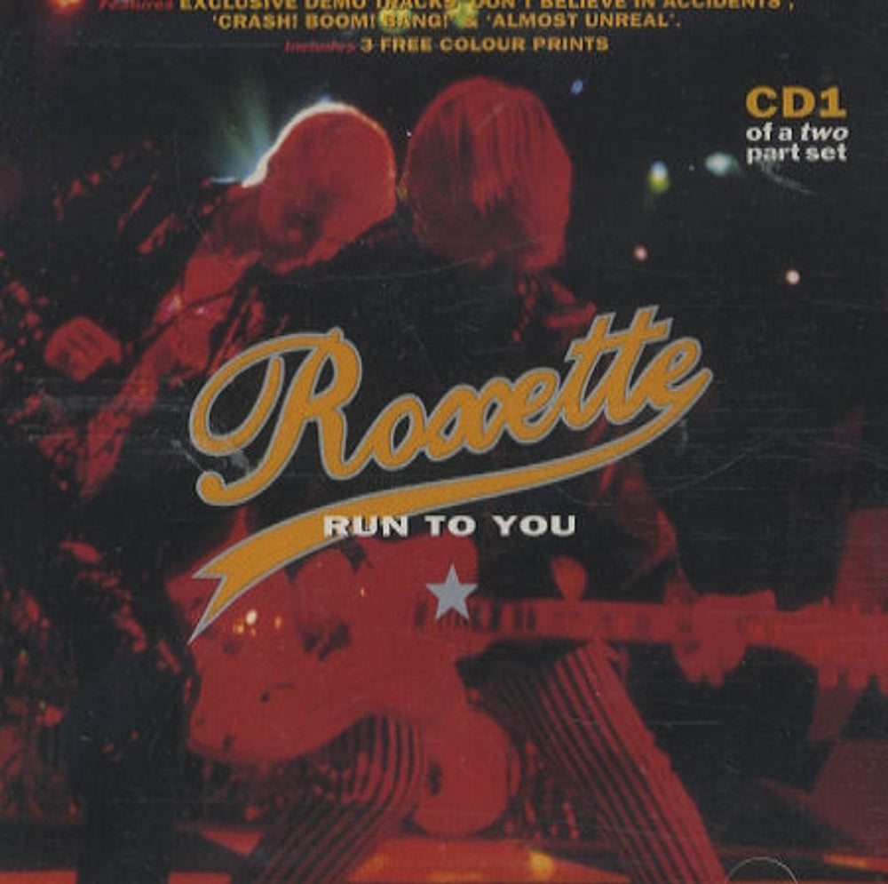 Roxette Run To You + Prints UK CD single (CD5 / 5") CDEMS360