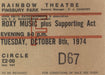 Roxy Music Programme - Autumn 74 & Ticket Stub UK tour programme RXYTRPR345661