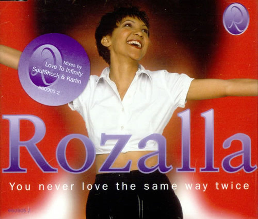 Rozalla You Never Love The Same Way Twice UK CD single (CD5 / 5") 660905-2