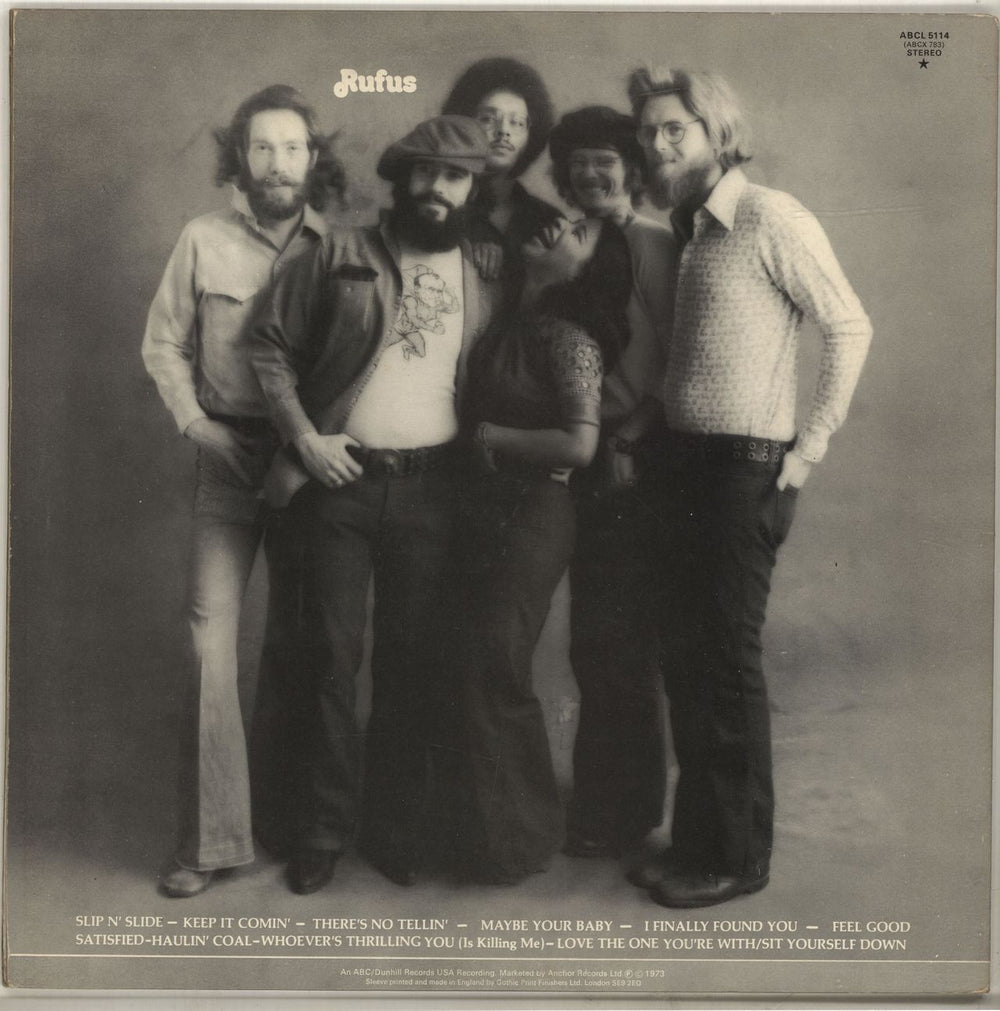 Rufus & Chaka Khan Rufus UK vinyl LP album (LP record)