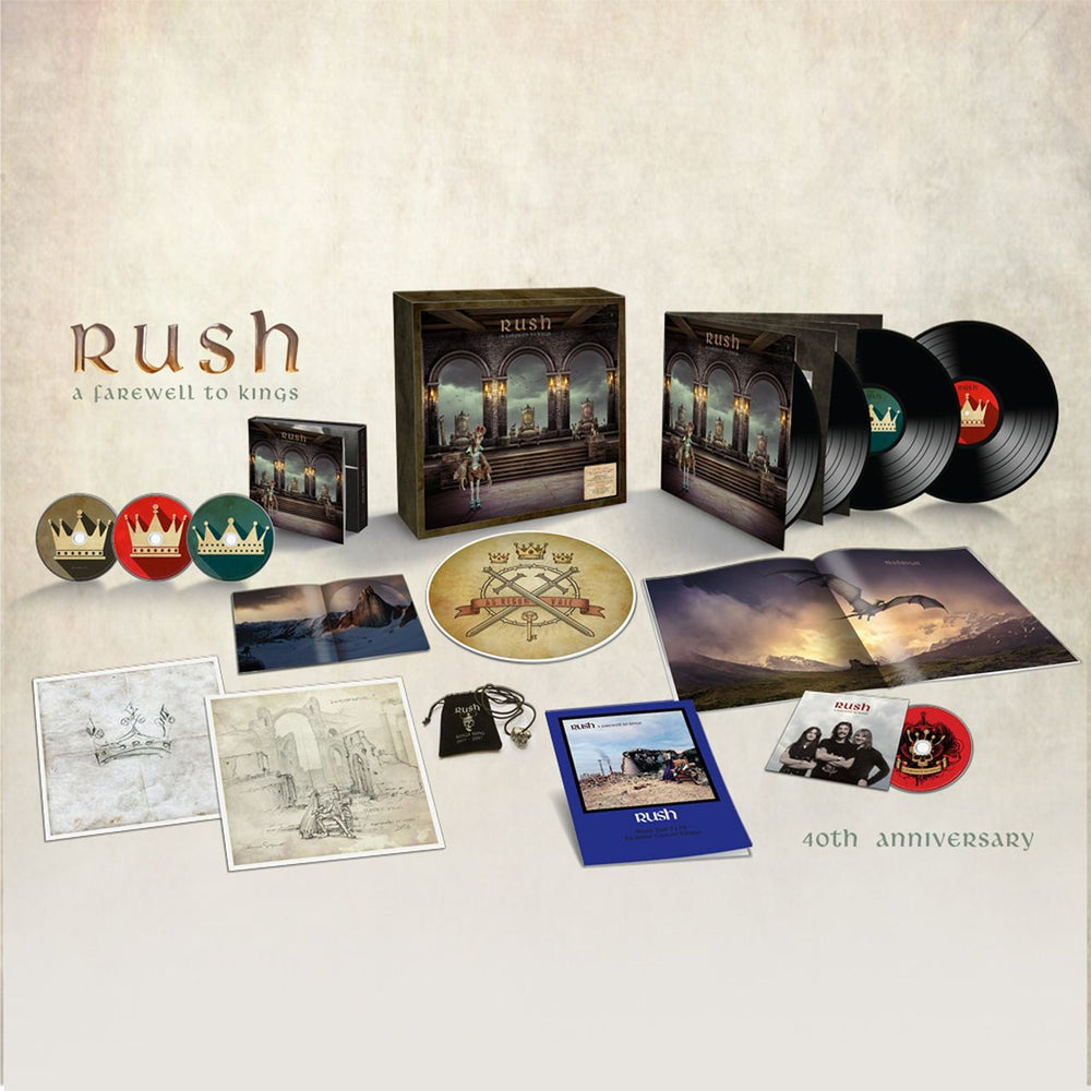 Rush A Farewell To Kings (40th Anniversary Deluxe Edition) - Sealed Box US box set RUSBXAF704261