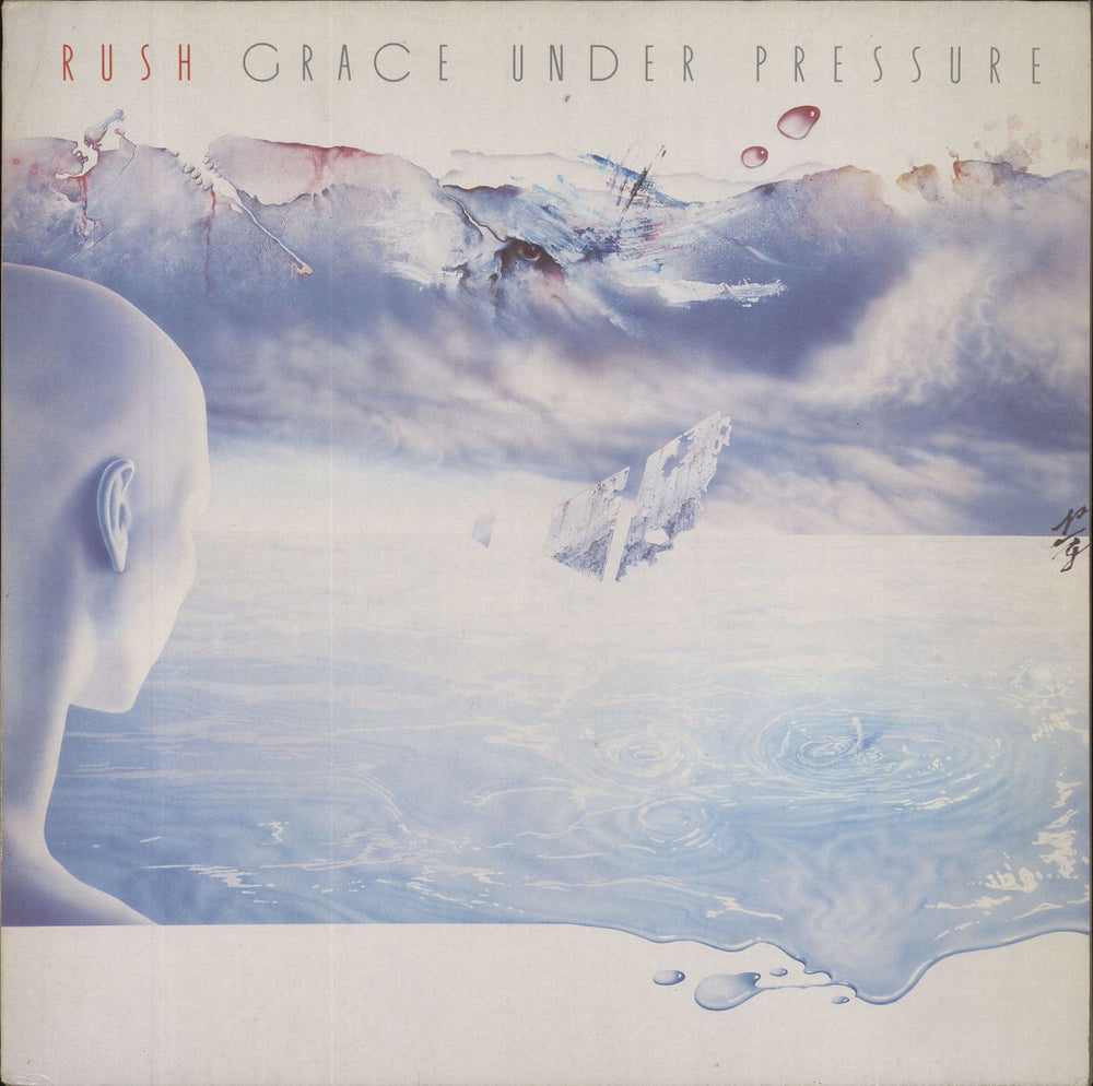 Rush Grace Under Pressure German vinyl LP album (LP record) 818476-1Q