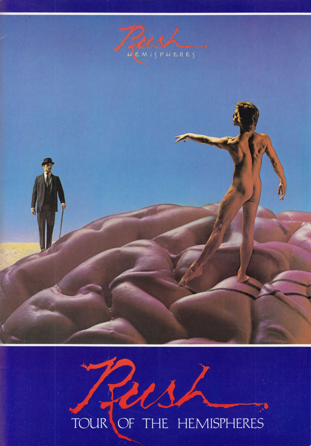 Rush Hemispheres - Tour Of The Hemispheres + Ticket Stub UK tour programme TOUR PROGRAMME