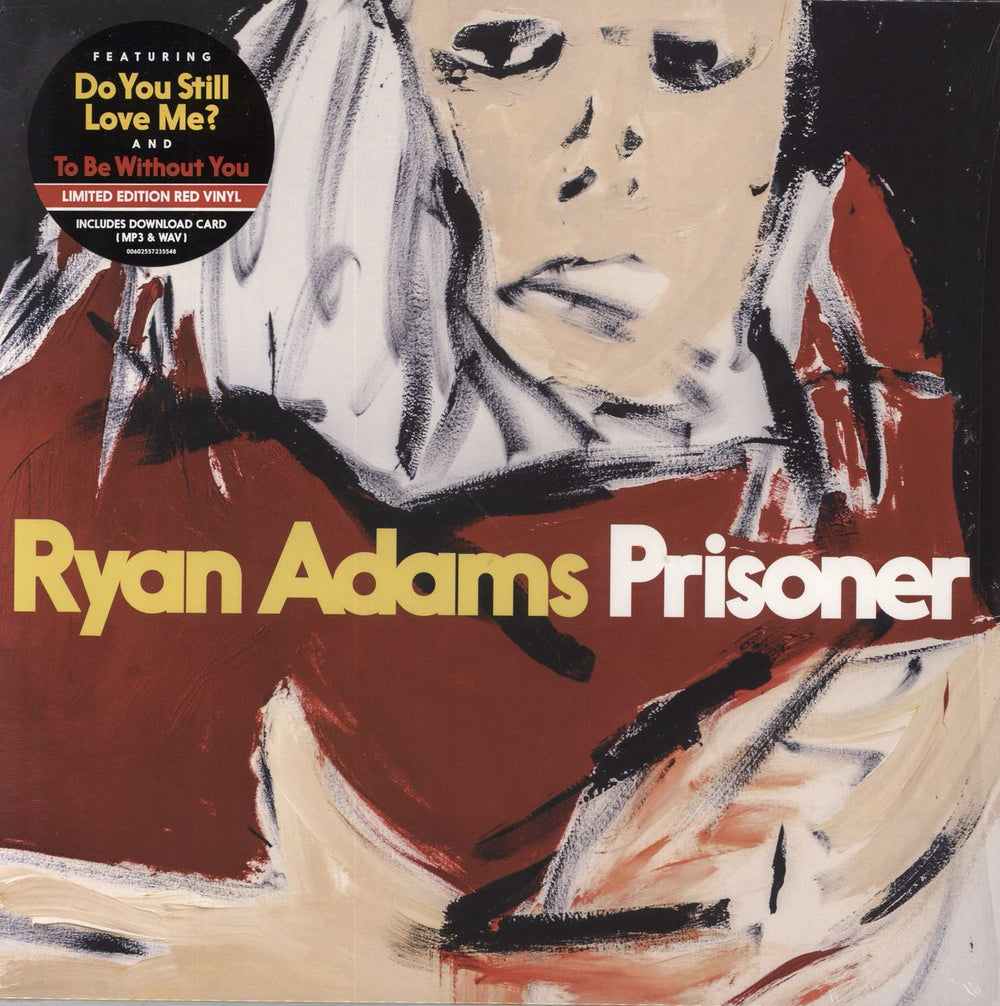 Ryan Adams Prisoner - Red Vinyl UK vinyl LP album (LP record) PAX-AM 058