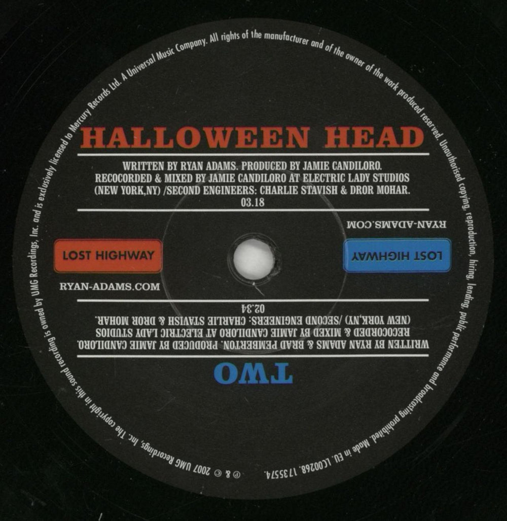 Ryan Adams Two - Numbered UK 7" vinyl single (7 inch record / 45) YAA07TW402530