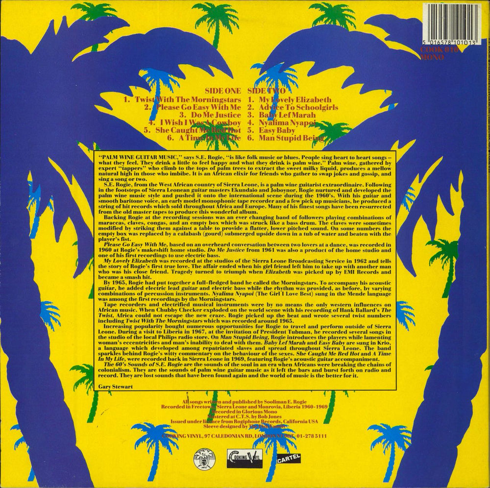 S.E. Rogie Palm Wine Guitar Music (The 60's Sound) UK vinyl LP album (LP record) 5016578101013