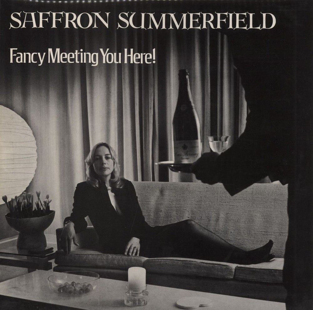 Saffron (Folk) Fancy Meeting You Here UK vinyl LP album (LP record) MUM1202