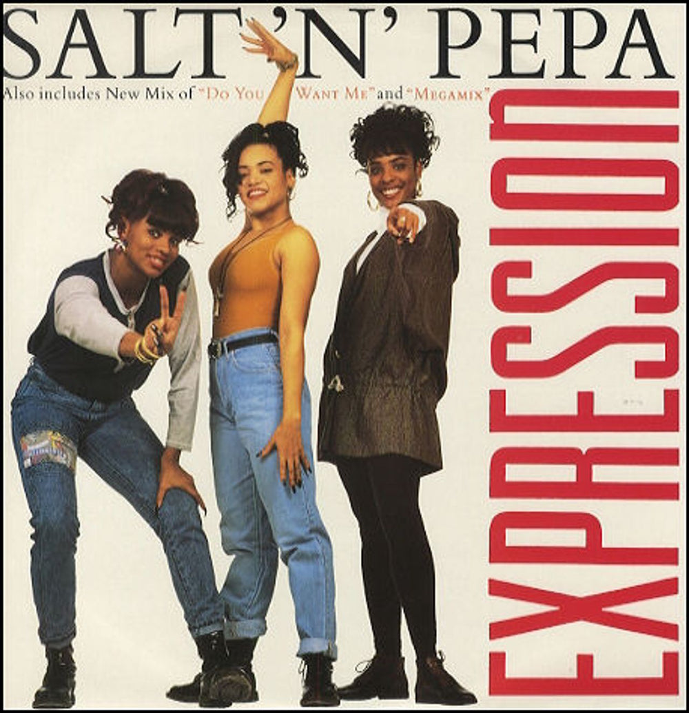 Salt N Pepa Expression UK 12" vinyl single (12 inch record / Maxi-single) FX182