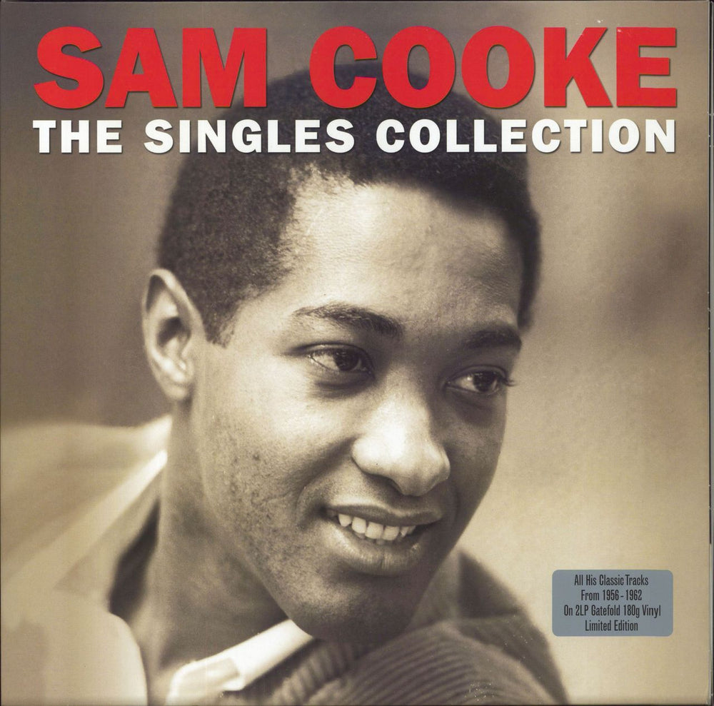 Sam Cooke The Singles Collection - Red Vinyl UK 2-LP vinyl record set (Double LP Album) NOT2LP181