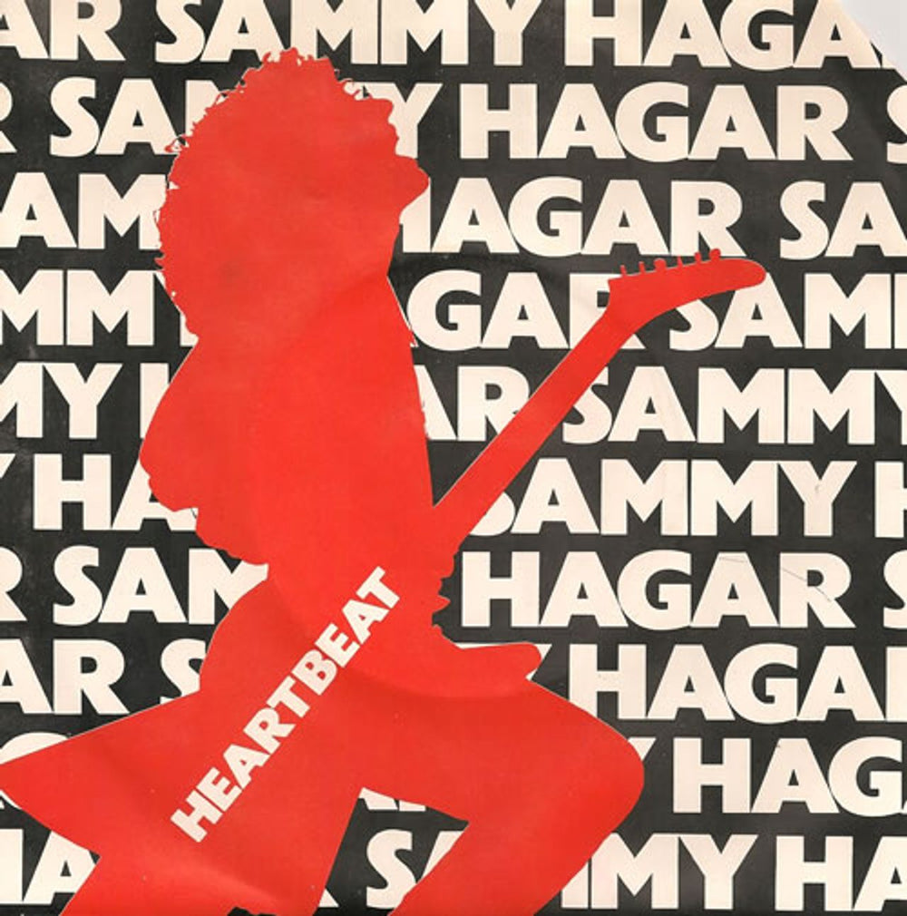 Sammy Hagar Heartbeat UK 7" vinyl single (7 inch record / 45) RED1