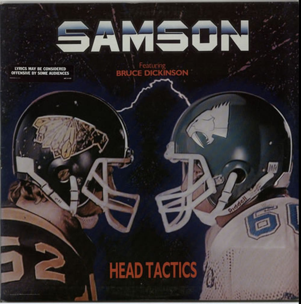 Samson Head Tactics US vinyl LP album (LP record) ST-12467