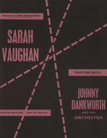 Sarah Vaughan Souvenir Programme UK tour programme TOUR PROGRAMME