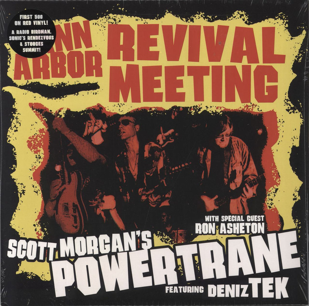 Scott Morgan Ann Arbor Revival Meeting - Red Vinyl - Sealed Australian 2-LP vinyl record set (Double LP Album) GUWDM003LP