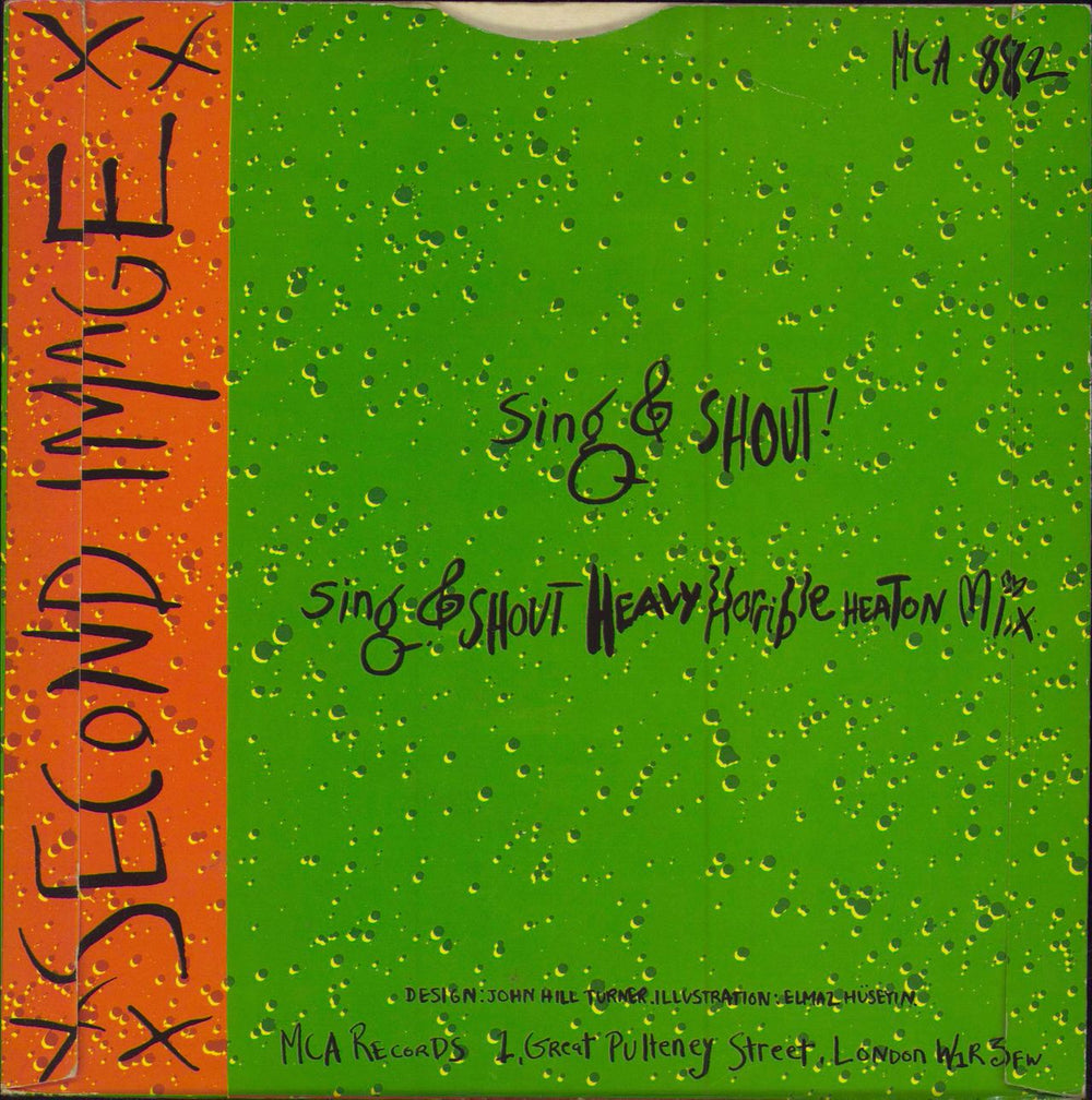 Second Image Sing & Shout UK 7" vinyl single (7 inch record / 45)