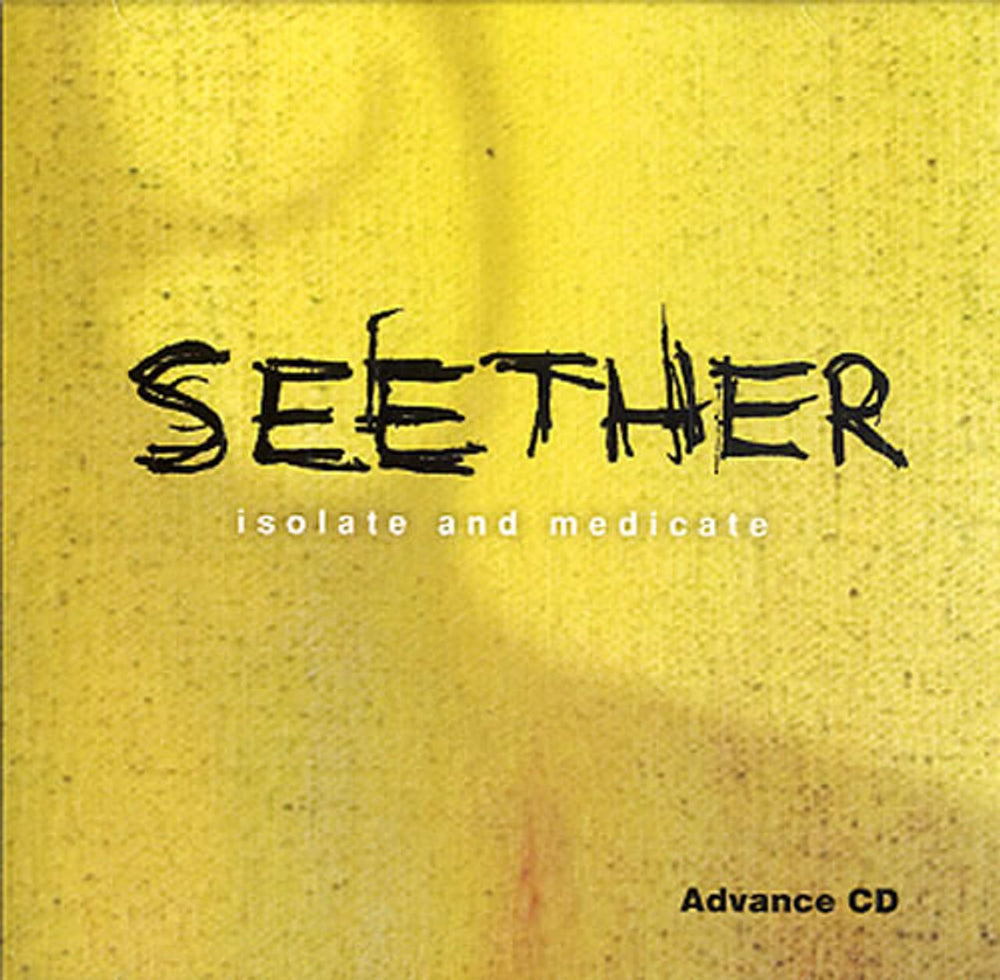 Seether Isolate And Medicate UK Promo CD-R acetate CD-R