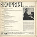Semprini At Your Request UK vinyl LP album (LP record)