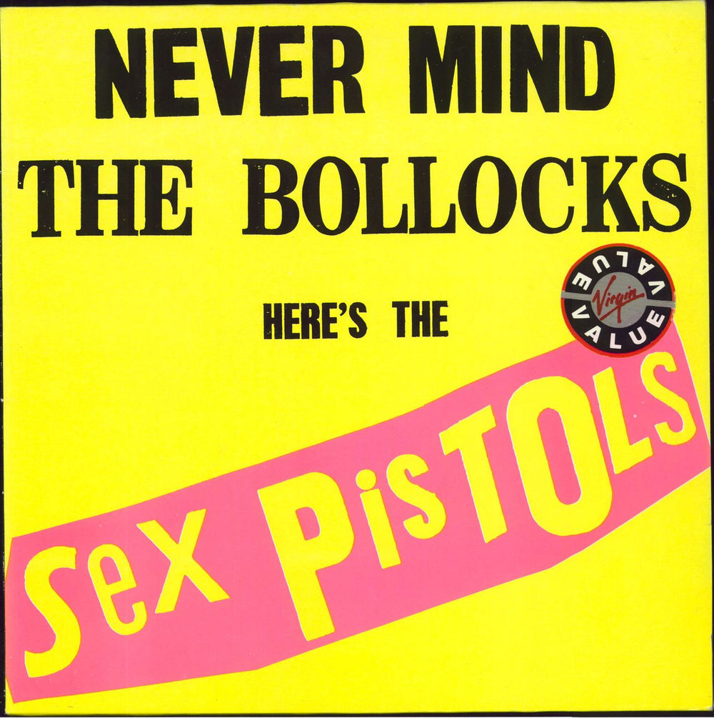 Sex Pistols Never Mind The Bollocks - Grey labels UK vinyl LP album (LP record) OVED136