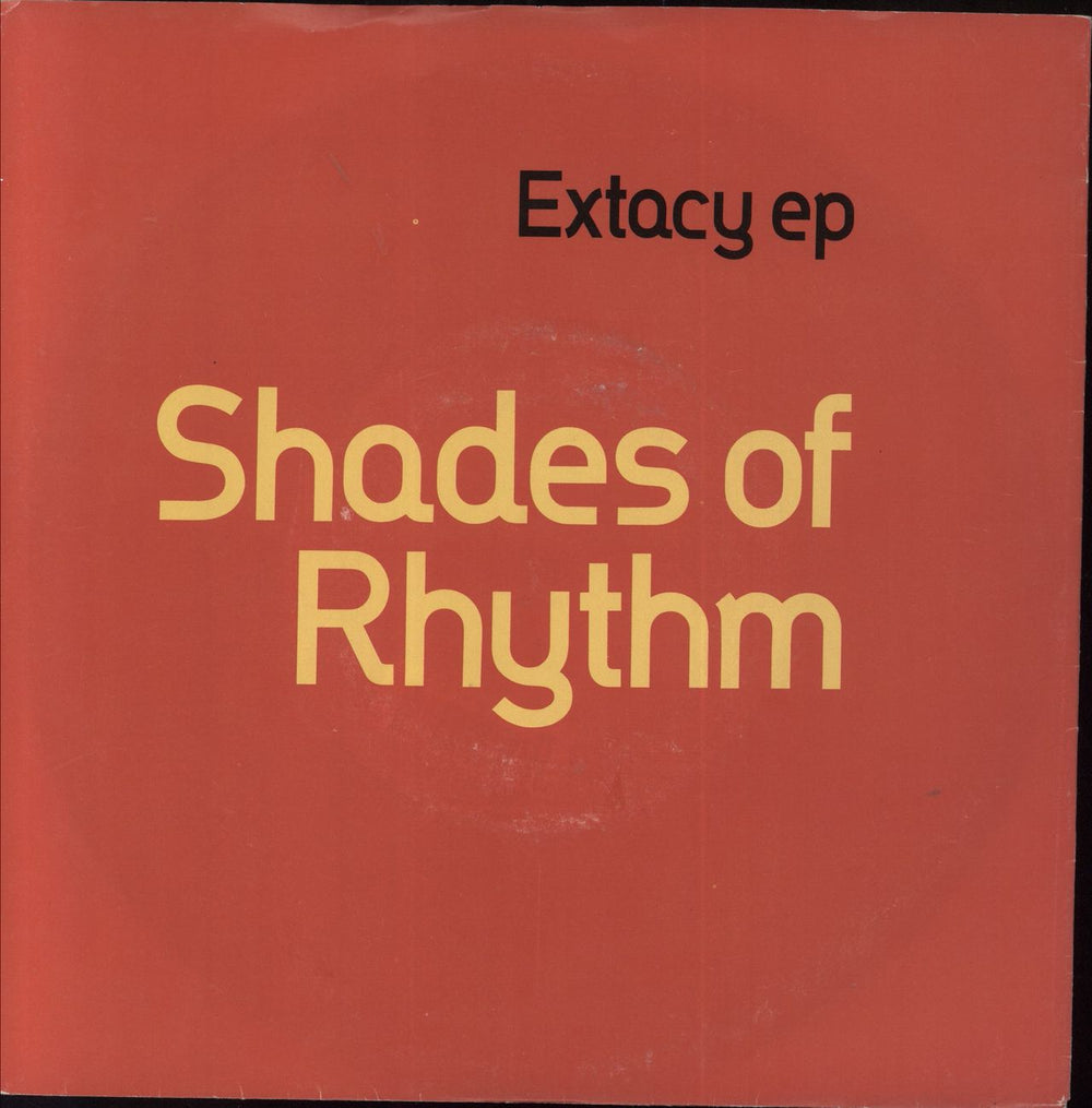 Shades Of Rhythm Extacy EP UK 7" vinyl single (7 inch record / 45) ZANG24