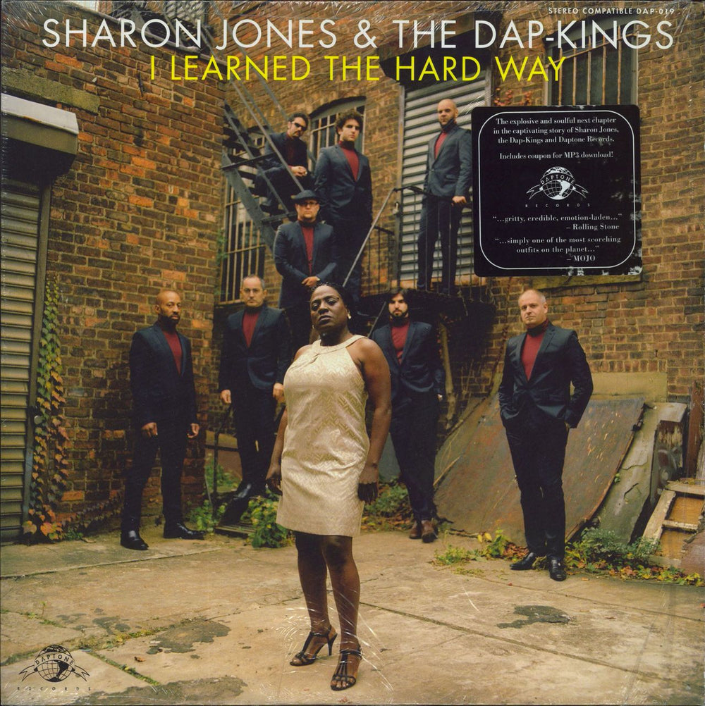 Sharon Jones & The Dap-Kings I Learned The Hard Way + Hype Stickered Shrink US vinyl LP album (LP record) DAP-019