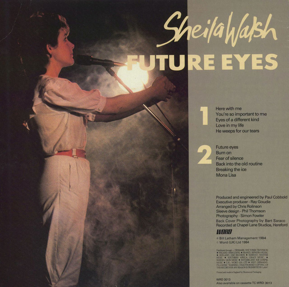 Sheila Walsh Future Eyes UK vinyl LP album (LP record)