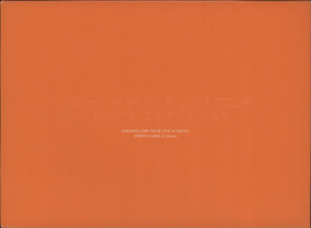 Shinhwa State Of The Art 2006 Tour Photo Cards South Korean memorabilia PHOTOCARDS