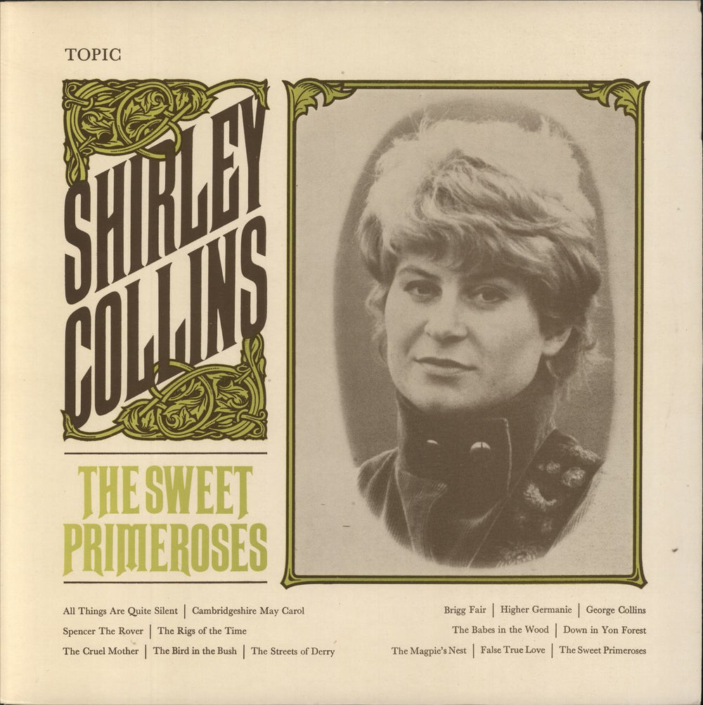 Shirley Collins The Sweet Primeroses - 2nd UK vinyl LP album (LP record) 12T170