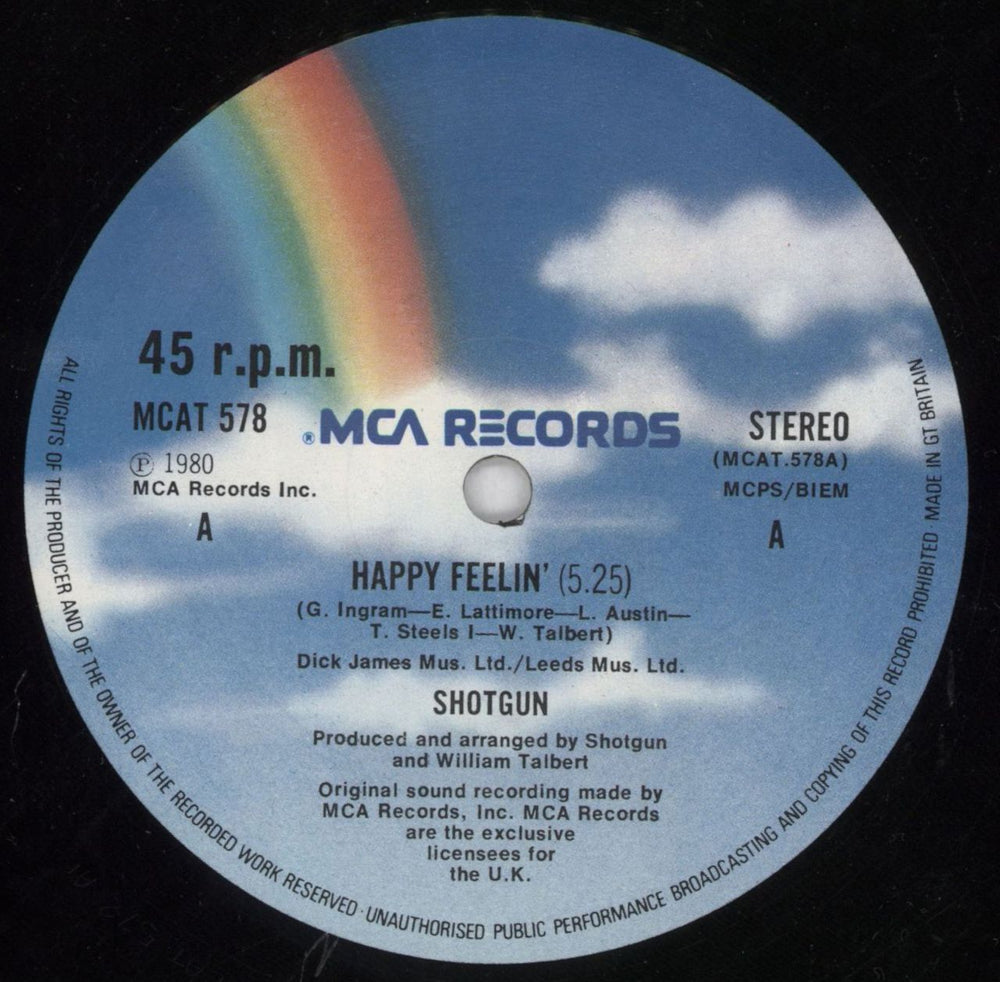 Shotgun Happy Feelin' UK 12" vinyl single (12 inch record / Maxi-single) U7V12HA819631