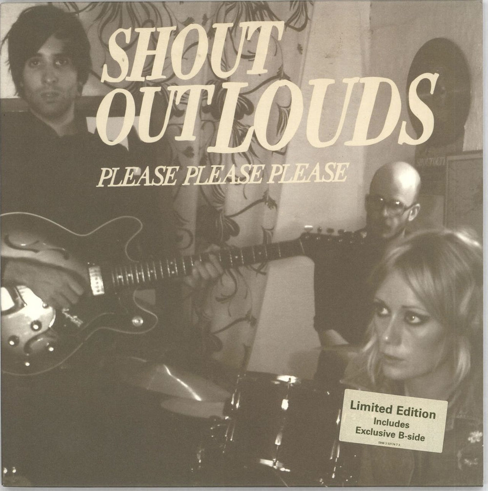 Shout Out Louds Please Please Please UK 7" vinyl single (7 inch record / 45) EM684S