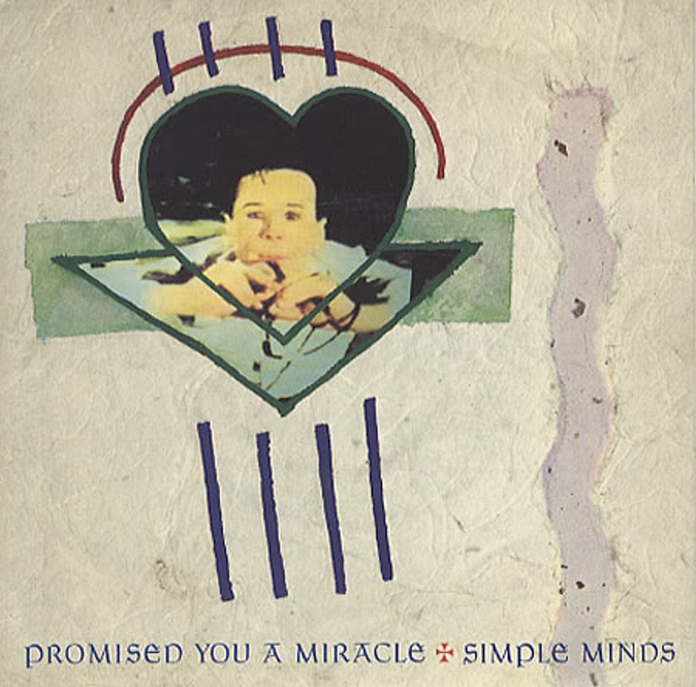 Simple Minds Promised You A Miracle UK 7" vinyl single (7 inch record / 45) VS488