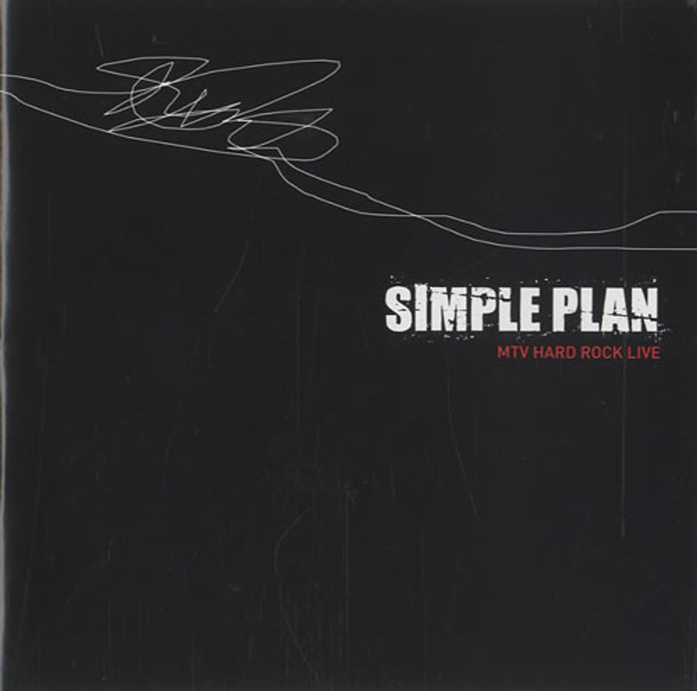 Simple Plan MTV Hard Rock Live UK CD album (CDLP) 7567941122