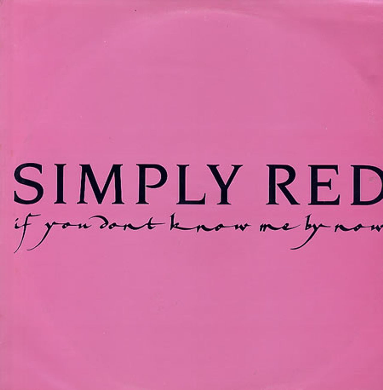 Simply Red - If You Don't Know Me By Now