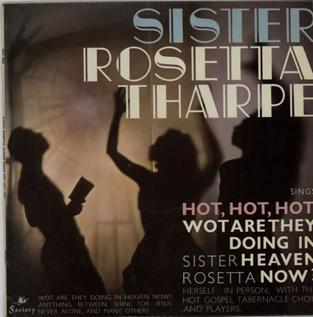 Sister Rosetta Tharpe Sings Hot, Hot, Hot UK vinyl LP album (LP record) SOC900