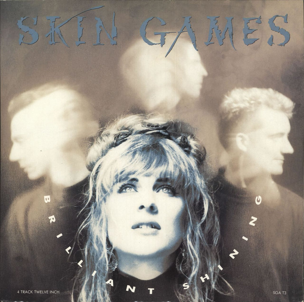 Skin Games Brilliant Shining UK 12" vinyl single (12 inch record / Maxi-single) SGAT3