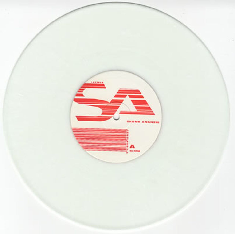 Skunk Anansie Selling Jesus - White Marbled Vinyl UK 10" vinyl single (10 inch record) SKU10SE84036