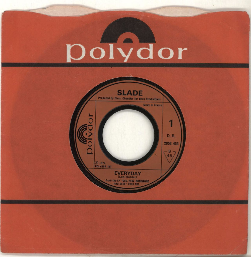 Slade Everyday - wide French 7" vinyl single (7 inch record / 45) 2058453