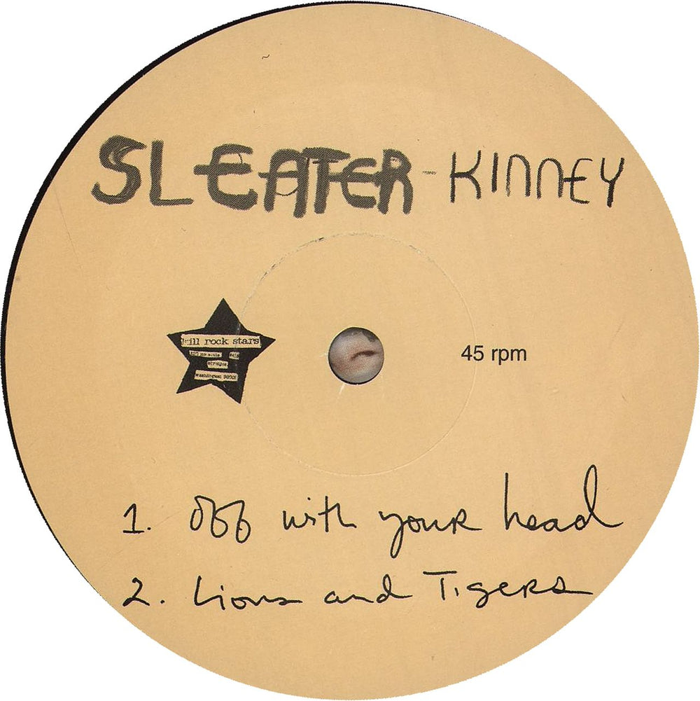 Sleater-Kinney One Beat + Bonus 7" - Complete US vinyl LP album (LP record) S1KLPON749036